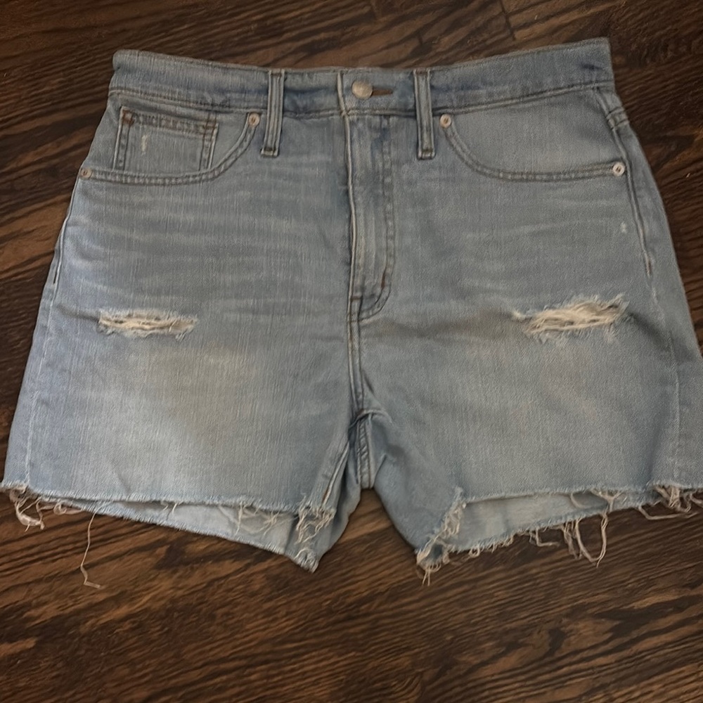 Madewell Denim Distressed Women Shorts